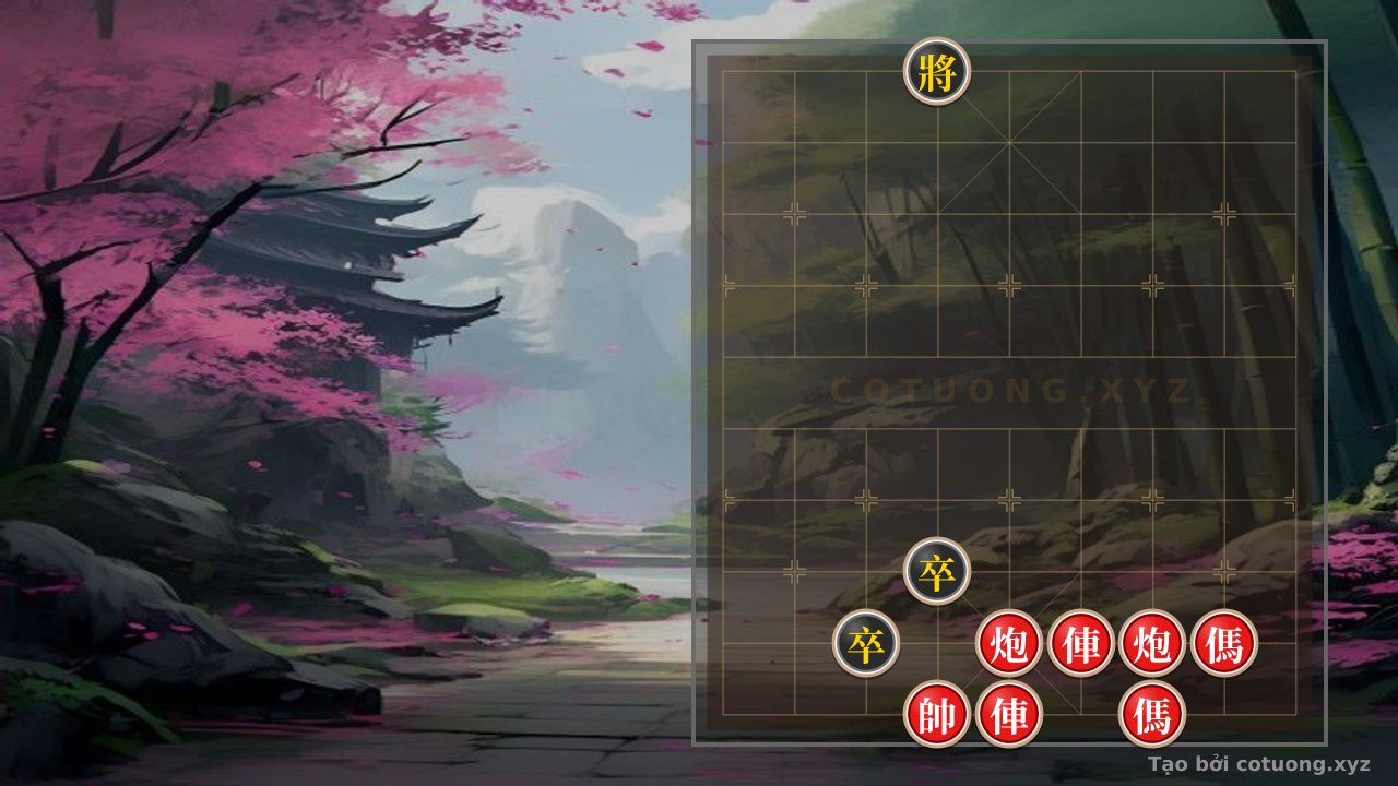 Thế cờ: Xiangqi: Red's Strategy to Break the Double Horse Formation — Cờ Tướng Online