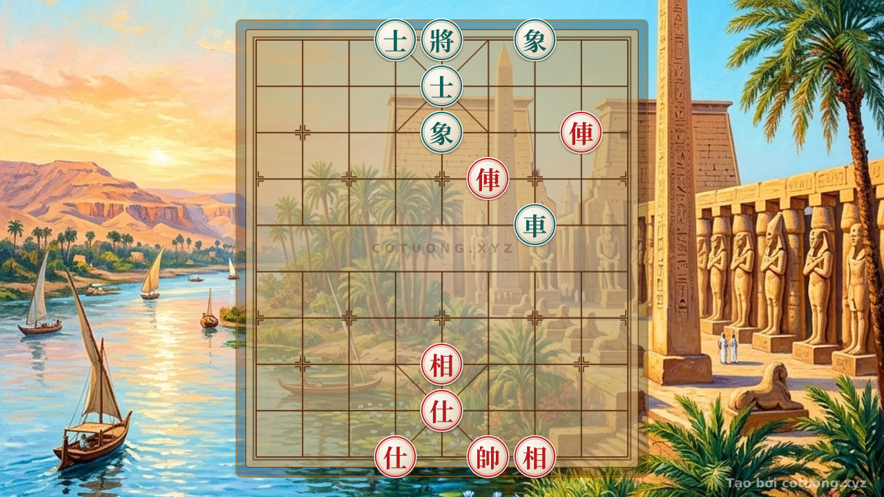 Thế cờ: Xiangqi: Golden Trap - Red's Unpredictable Defense — Cờ Tướng Online
