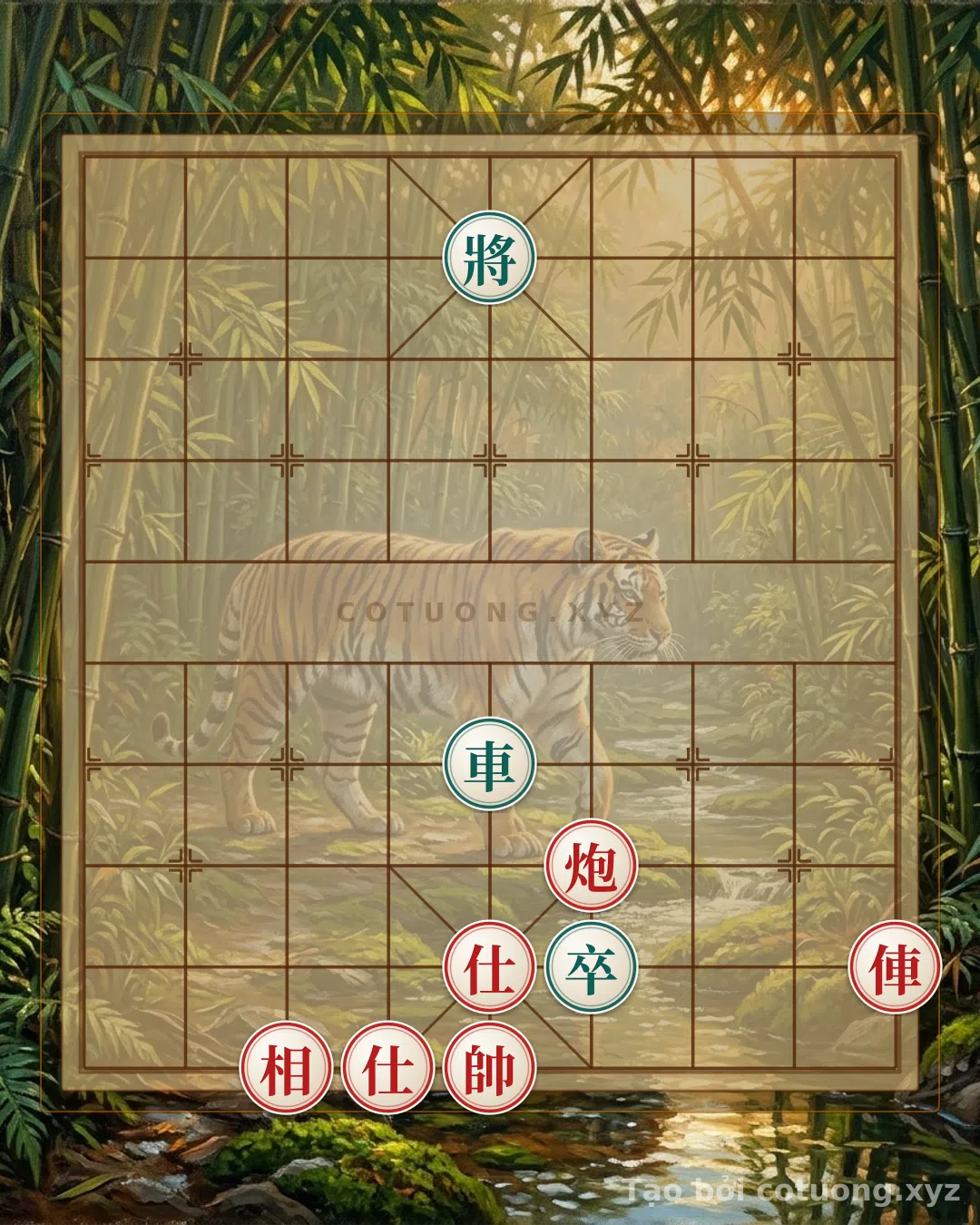 Thế cờ: Strategy 'Red Cannon on the 4th File' - The Secret of the Lonely Black Chariot in Xiangqi — Cờ Tướng Online