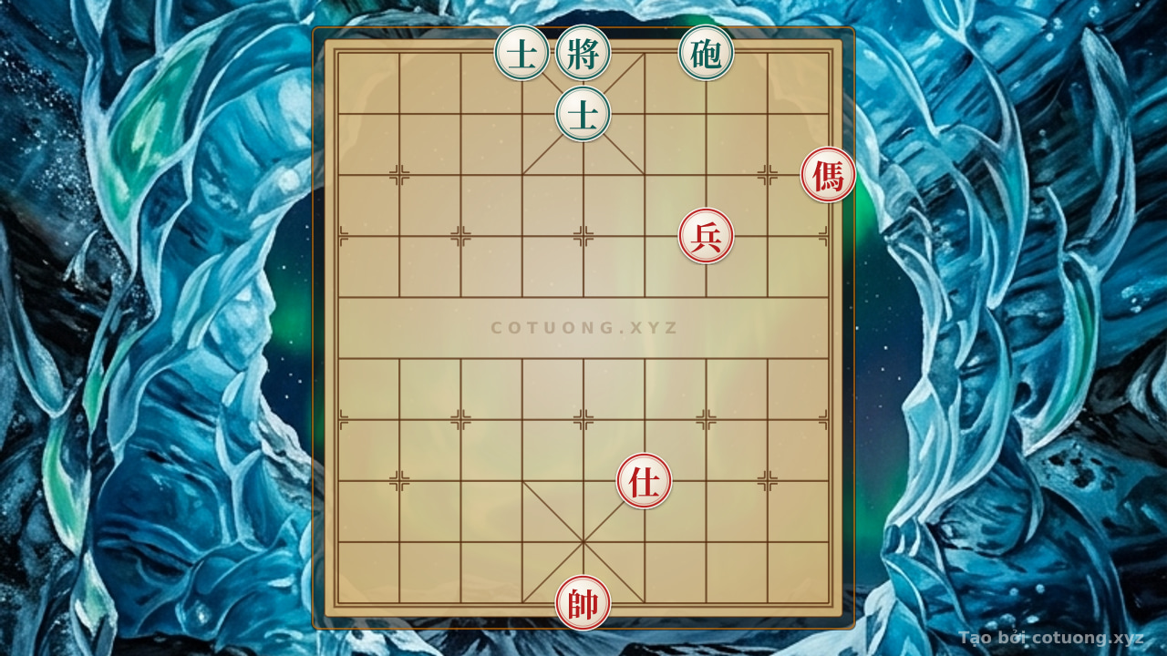 Thế cờ: Unique Combined Move: Horse's Double Strike, Advisor and Cannon's Interplay - Unexpected Endgame in the Siege Formation — Cờ Tướng Online