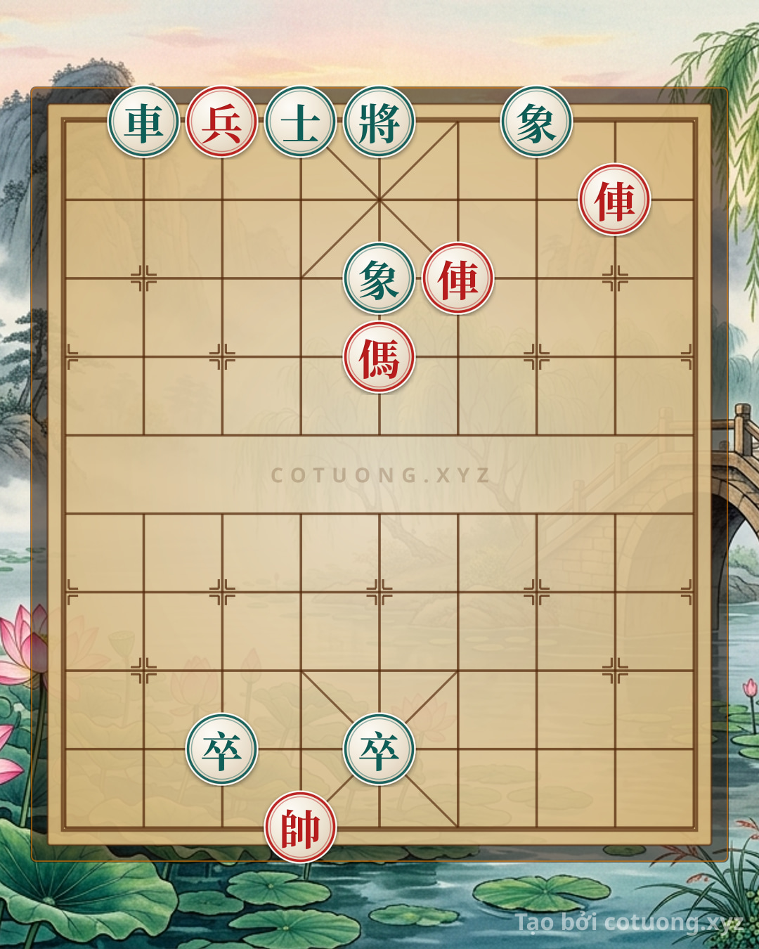 Challenge: Unexpected Counterattack: The Strategy of Luring the Black General with Rook & Horse in a Black Checkmate on File 3 Rank 2 - Can you solve it?