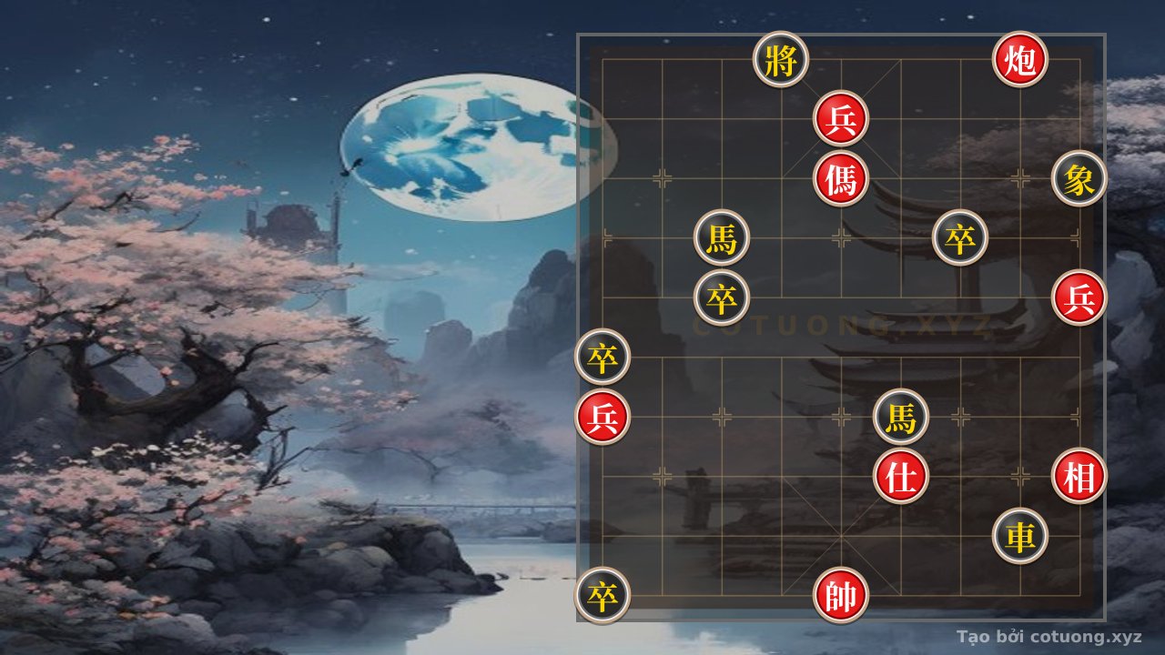 Thế cờ: Black Rook on File 8: The Phantom Assassin Hides in the Shadows — Cờ Tướng Online