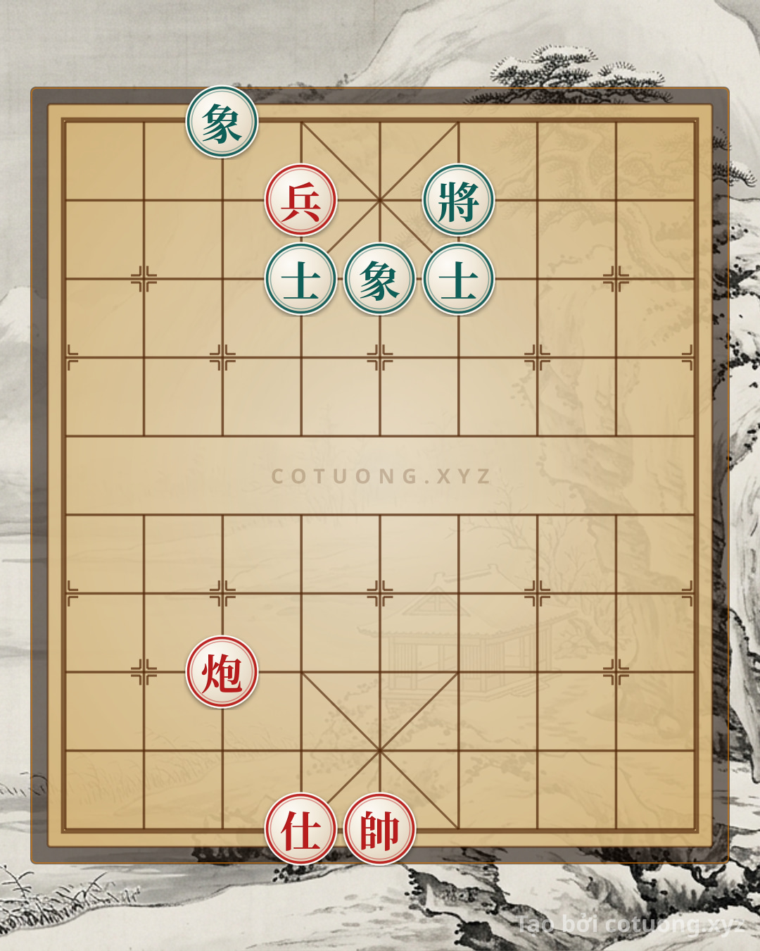 Challenge: Red Cannon Shoots Straight at the Black General – The ‘Cannon Attacking the Advisor’ Technique to Break the Black’s Defensive Line - Can you solve it?