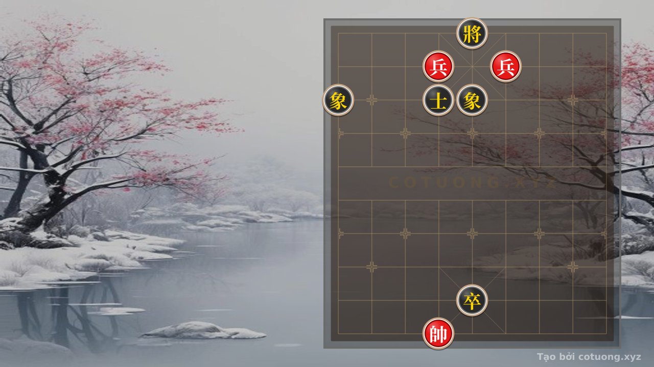 Thế cờ: Mysterious Formation: The Lone Red General Faces a Seemingly Balanced Position — Cờ Tướng Online