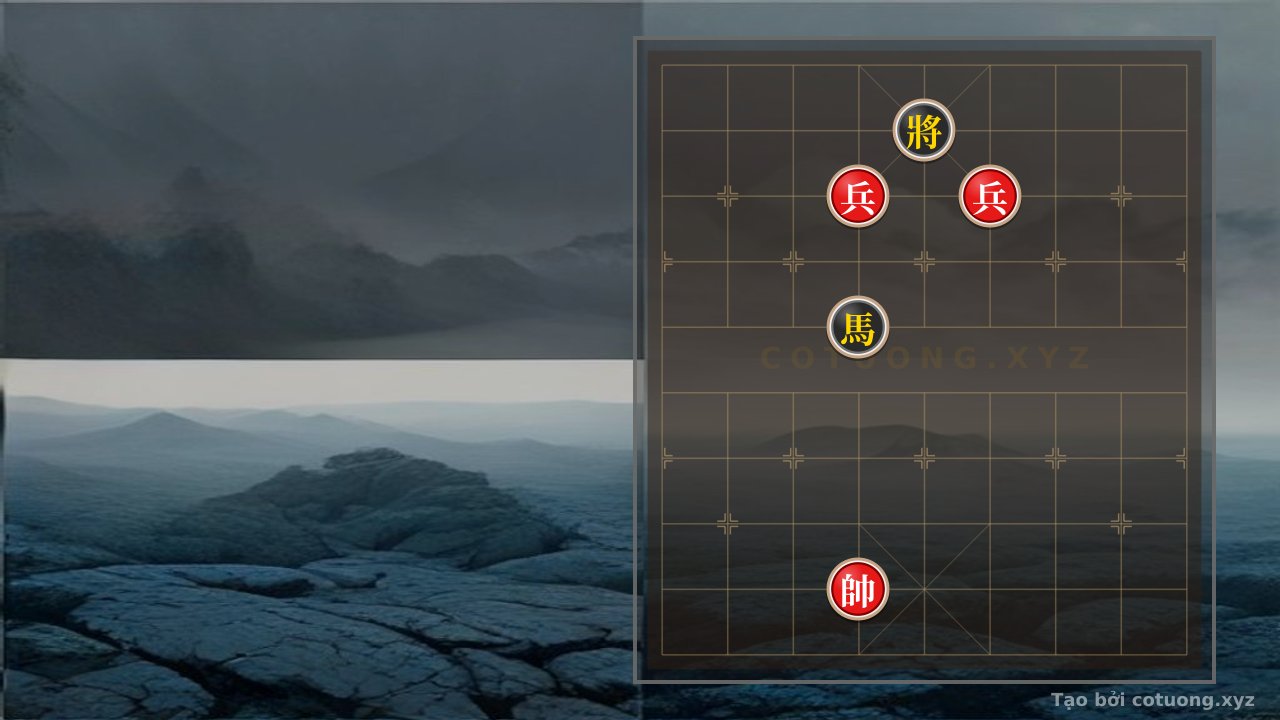 Thế cờ: The 'Sát pháp' Trick in the 'Black Horse Red Pawn' Formation - Vietnamese Chess — Cờ Tướng Online