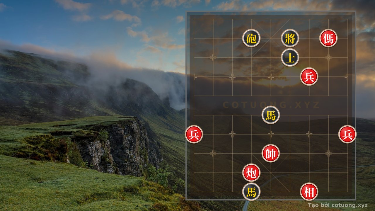 Thế cờ: Xiangqi Classic: Cannon Horse Three Pawns Crush Double Horse - The Secret of the Victory from Mai Hua Po — Cờ Tướng Online