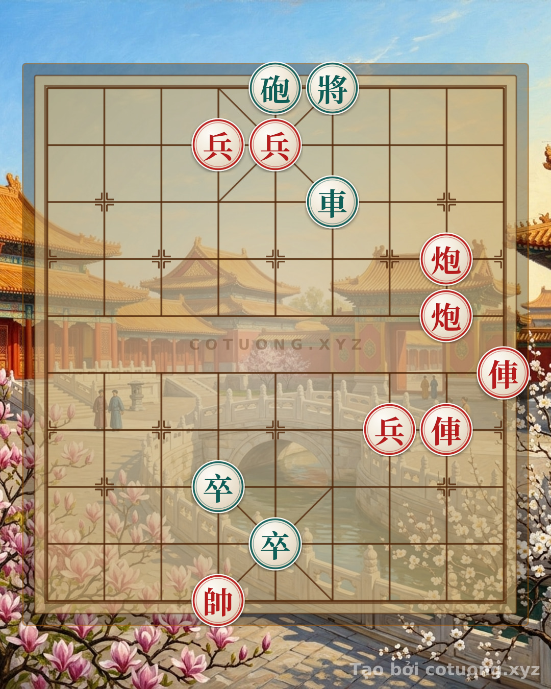 Thế cờ: Red General vs Black Chariot: The 'Empty Cannon' Strategy in the Battle of Bach Dang — Cờ Tướng Online