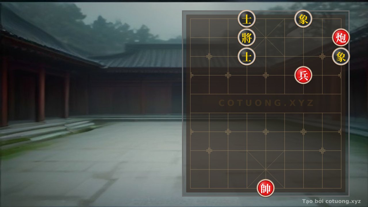 Thế cờ: 'The Hidden Black Trap Within the Red Cannon' - A Super Difficult AI Chess Puzzle: 