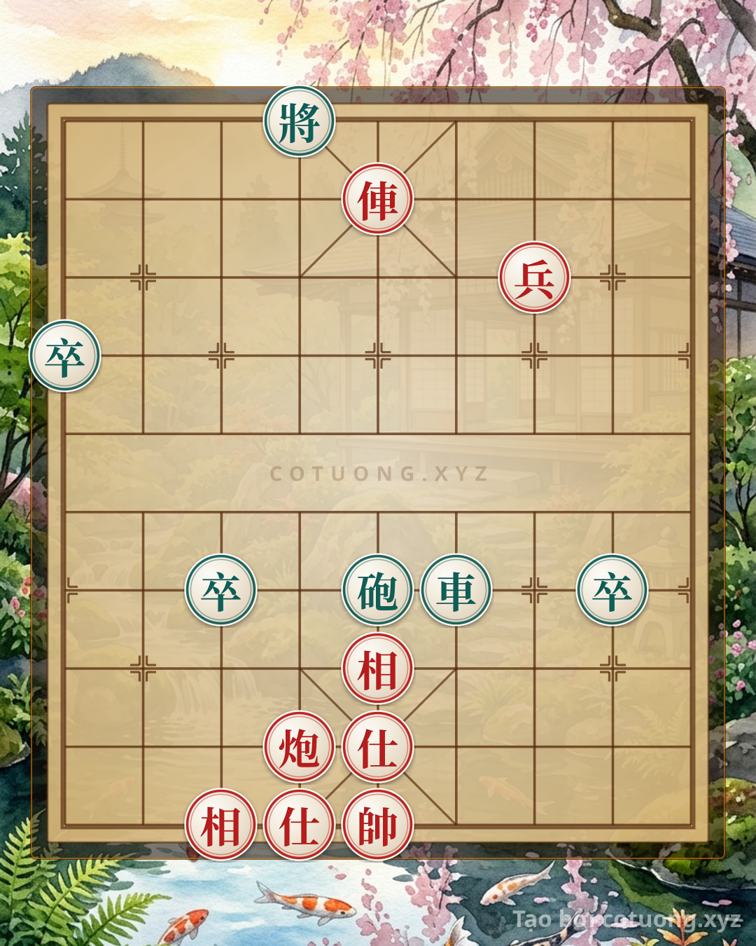 Challenge: Breaking the Black Formation with a Coordinated Rook-Cannon Move, Decisive Victory in 5 Moves - Can you solve it?