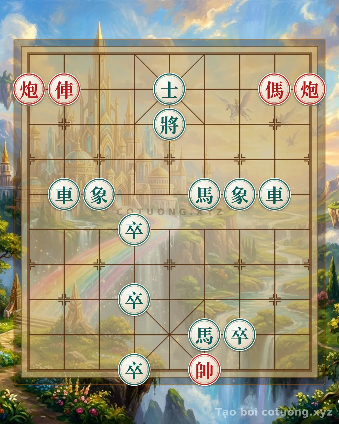 Challenge: Red Cannon on 9th File, 9th Rank: The 'Empty Cannon' Strategy of the Red Army in the 'Double Horse' Battle - Can you solve it?