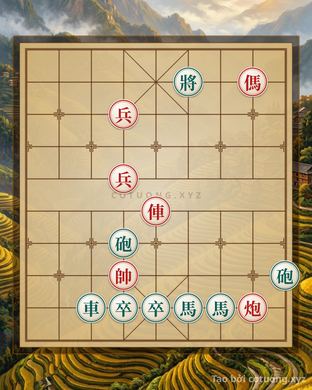 Challenge: Red Chess: Defensive Counterattack Tactics in the Double Horse Interlock Formation - Can you solve it?
