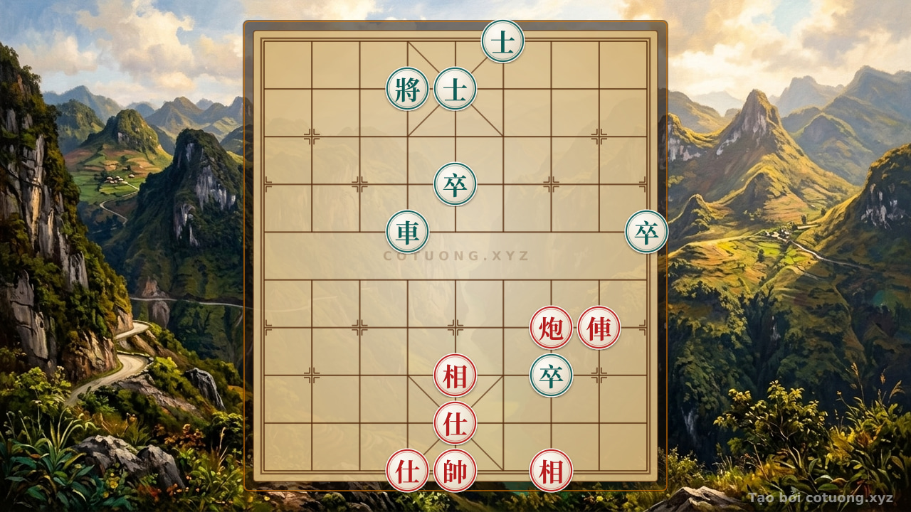 Thế cờ: Xiangqi (Chinese Chess) 'Red First Move Smart Strategy': 