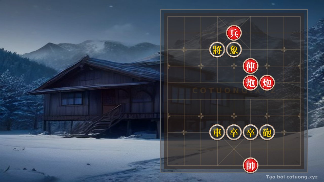 Thế cờ: Xiangqi: The Red Formation Breakthrough - The Patience of the AI Master — Cờ Tướng Online