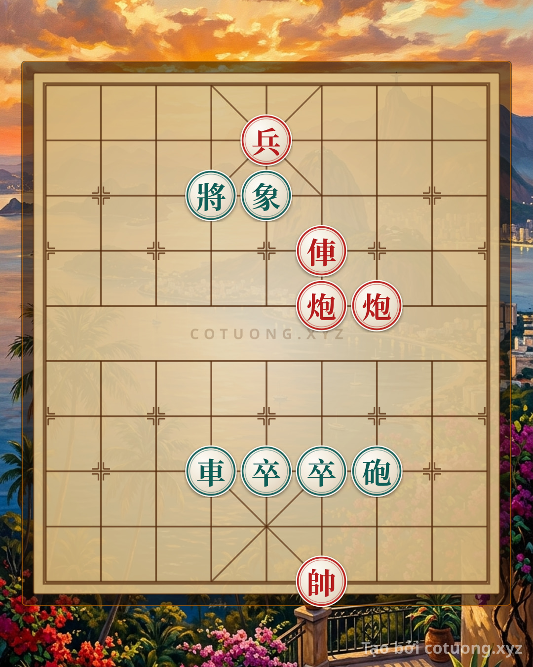 Challenge: Xiangqi: The Red Formation Breakthrough - The Patience of the AI Master - Can you solve it?