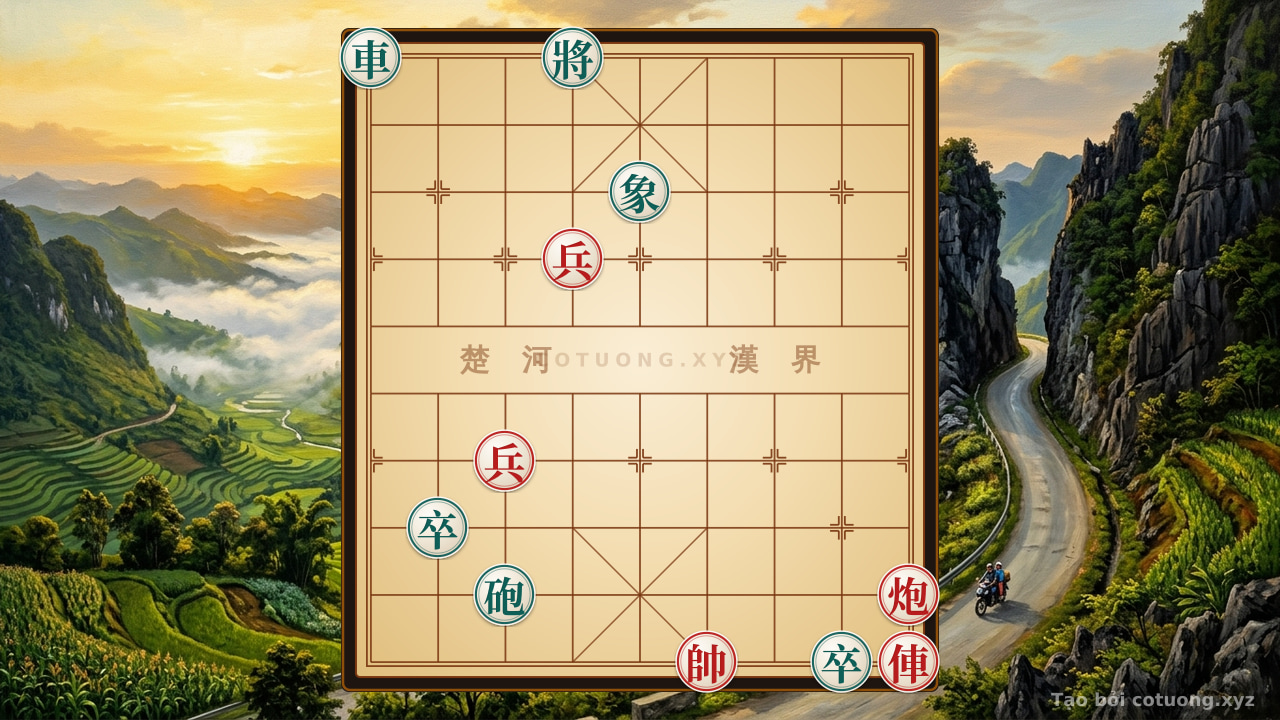 Thế cờ: Super Difficult Xiangqi: Black Chariot Isolated and Trapped - Extremely Dangerous Counterattack Tactics — Cờ Tướng Online