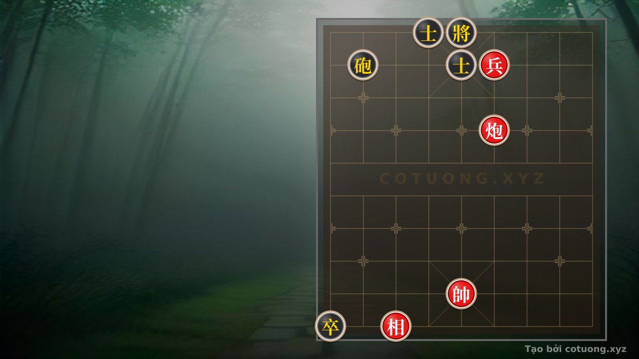 Thế cờ: Xiangqi Position: Red Cannon on 4-7 vs Black Advisor on 5-9 and Black General on 5-10 - Brilliant Breakthrough Strategy — Cờ Tướng Online