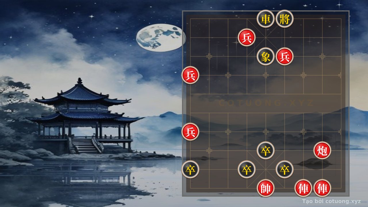 Thế cờ: Cạm bẫy song mã giao chân: Chiến thuật chết người của Đỏ trong thế trận cờ tướng cấp 5 — Cờ Tướng Online