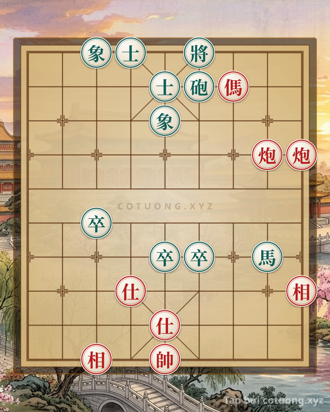 Challenge: The 'Trick' to Beat Black in the Double Horse - Cannon Standoff: Red's Level 1/10 Crushing Strategy - Can you solve it?