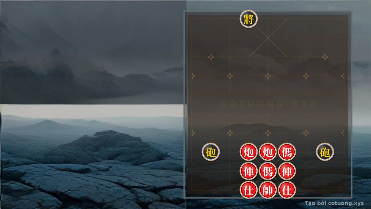 Thế cờ: Xiangqi Position: Double Horses vs. Cannons - Masterful Strategy for the Red Side — Cờ Tướng Online