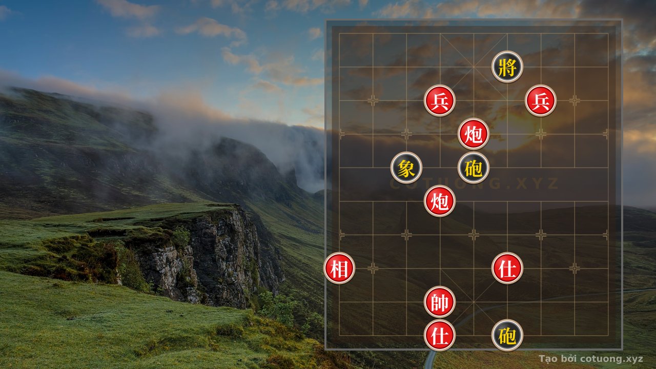 Thế cờ: Red General Chess: The Secret to Capturing the Black Pawn in the 'Empty Cannon' Formation — Cờ Tướng Online