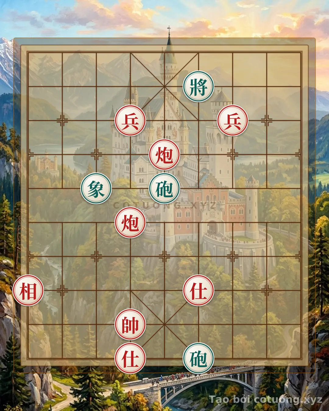 Challenge: Red General Chess: The Secret to Capturing the Black Pawn in the 'Empty Cannon' Formation - Can you solve it?
