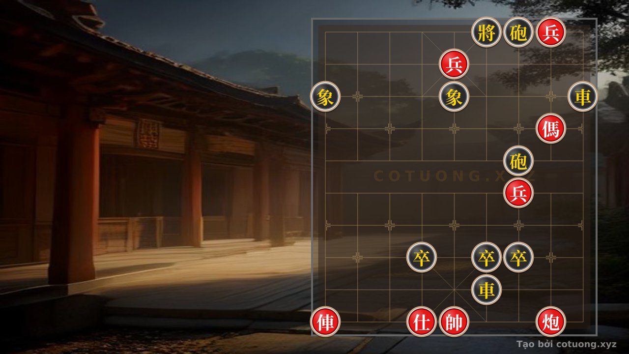 Thế cờ: Xiangqi With AI: Checkmate Tactics From Black's Defensive Formation — Cờ Tướng Online