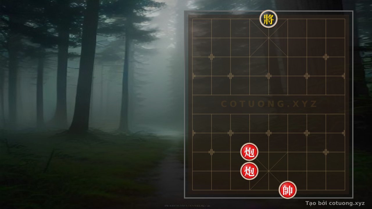 Thế cờ: Winning Xiangqi Strategy: Defeating the Black General with Double Cannons and Double Horses — Cờ Tướng Online