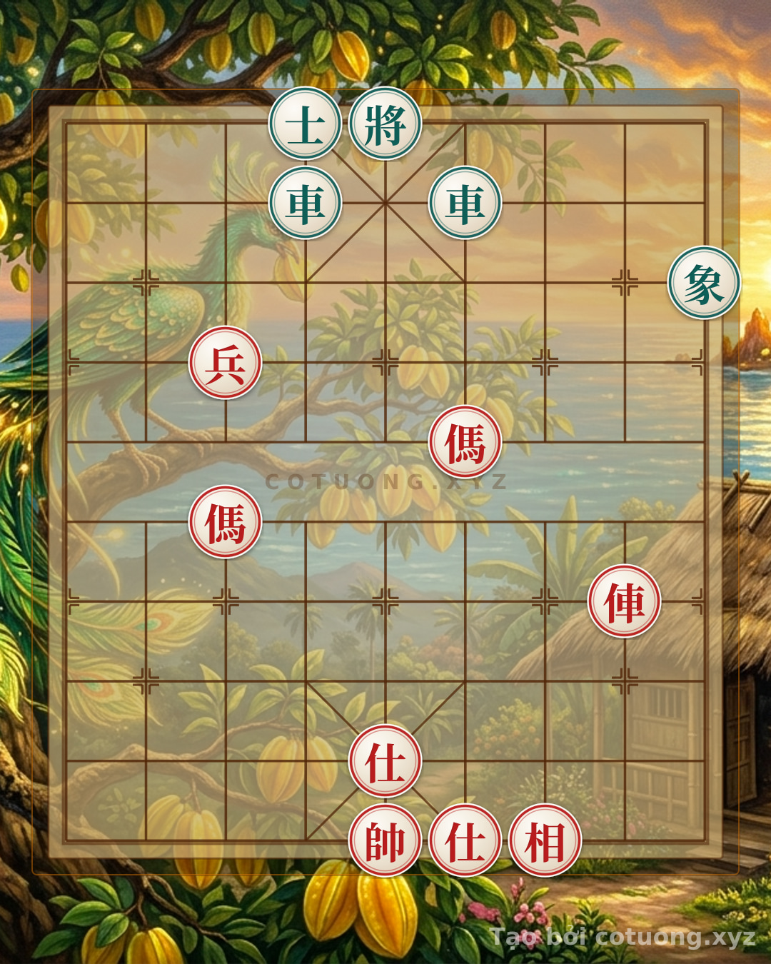Challenge: Xiangqi: Defense Against Double Horse Legs - Can you solve it?