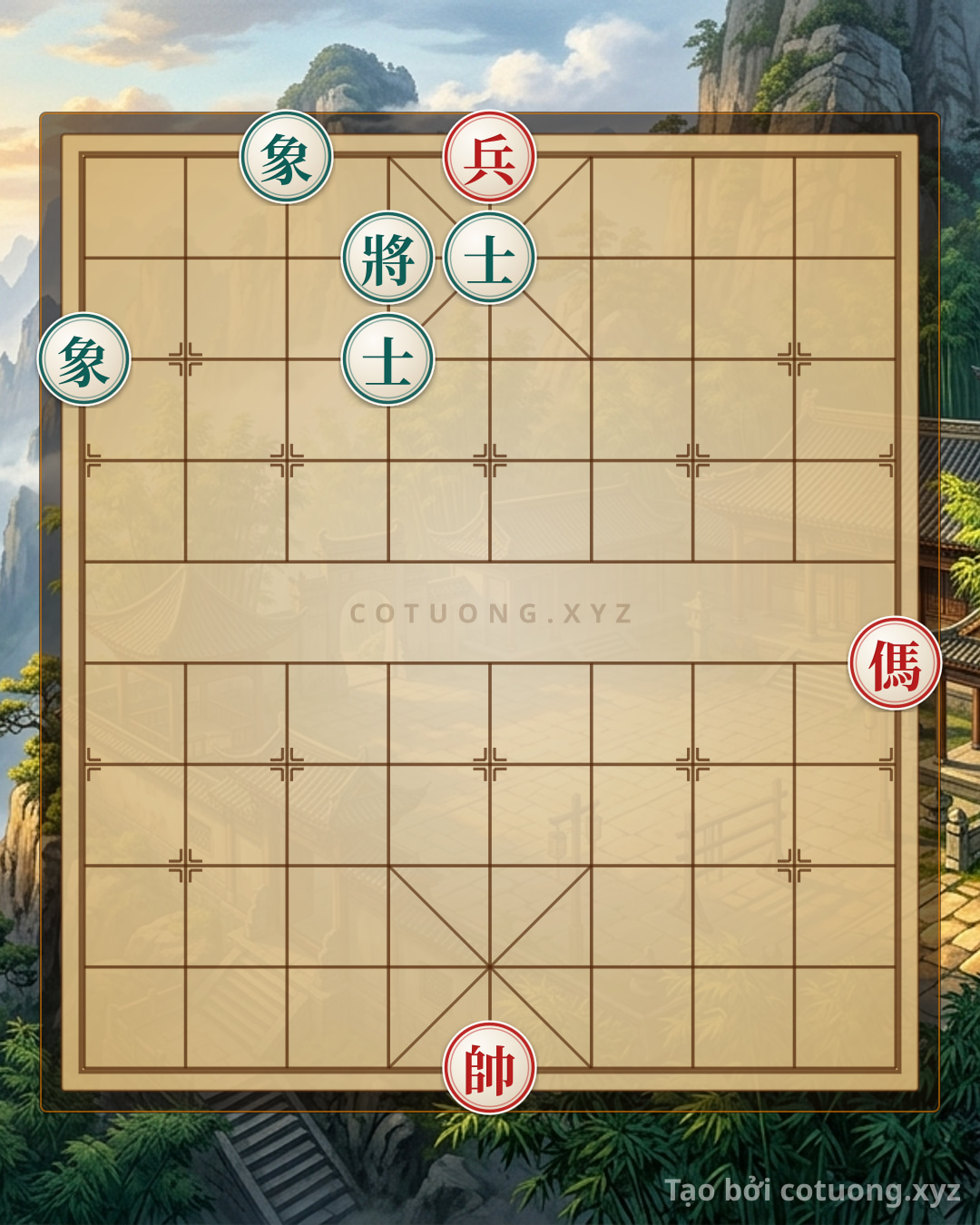 Challenge: Xiangqi Counterattack Mastery: Breaking the Double Elephant Kill Formation for a Stunning Comeback - Can you solve it?