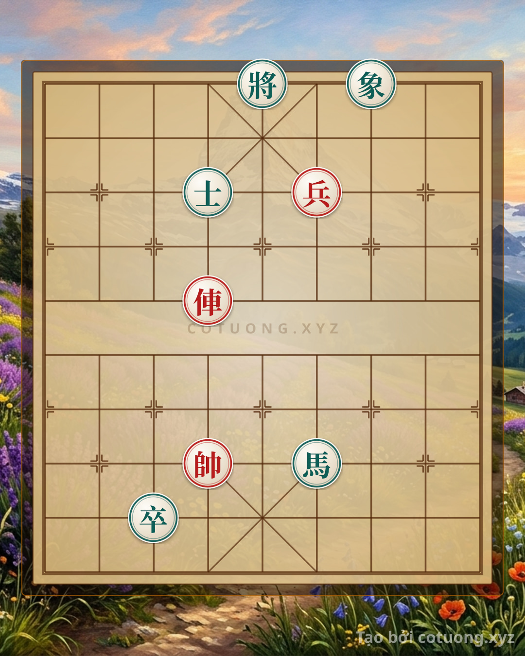 Challenge: Art of Retreat: The Red Chariot's Lone Escape from a Cruelly Trapped Endgame - Can you solve it?