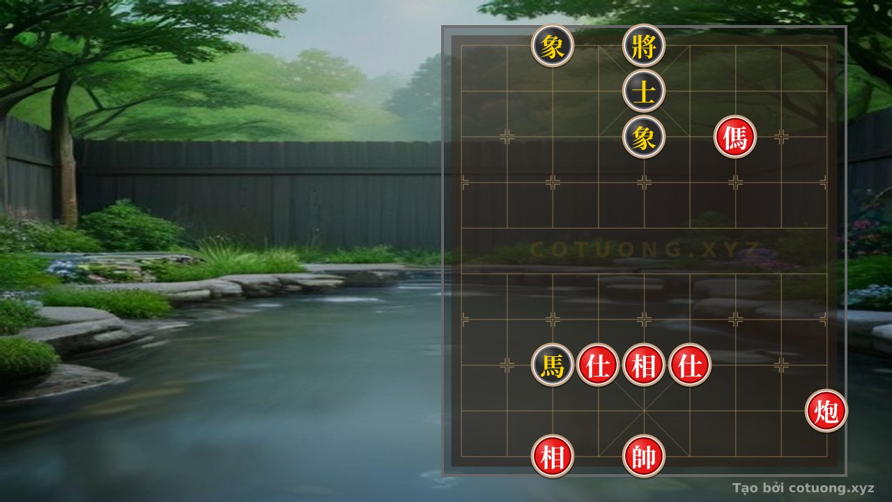 Thế cờ: The Death Trap: Double Horse Attack, Black Cannon Waits - Red General's Chess Strategy — Cờ Tướng Online