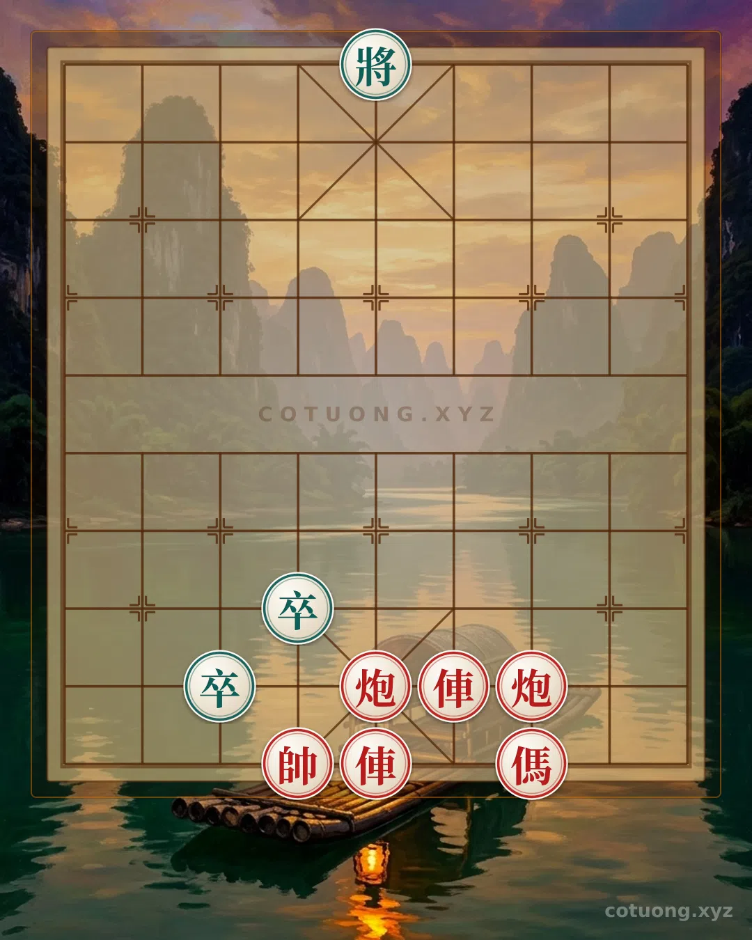 Thế cờ: The 'Horse's Golden Strategy' Formation - Black's Defensive Secrets in Chinese Chess — Cờ Tướng Online