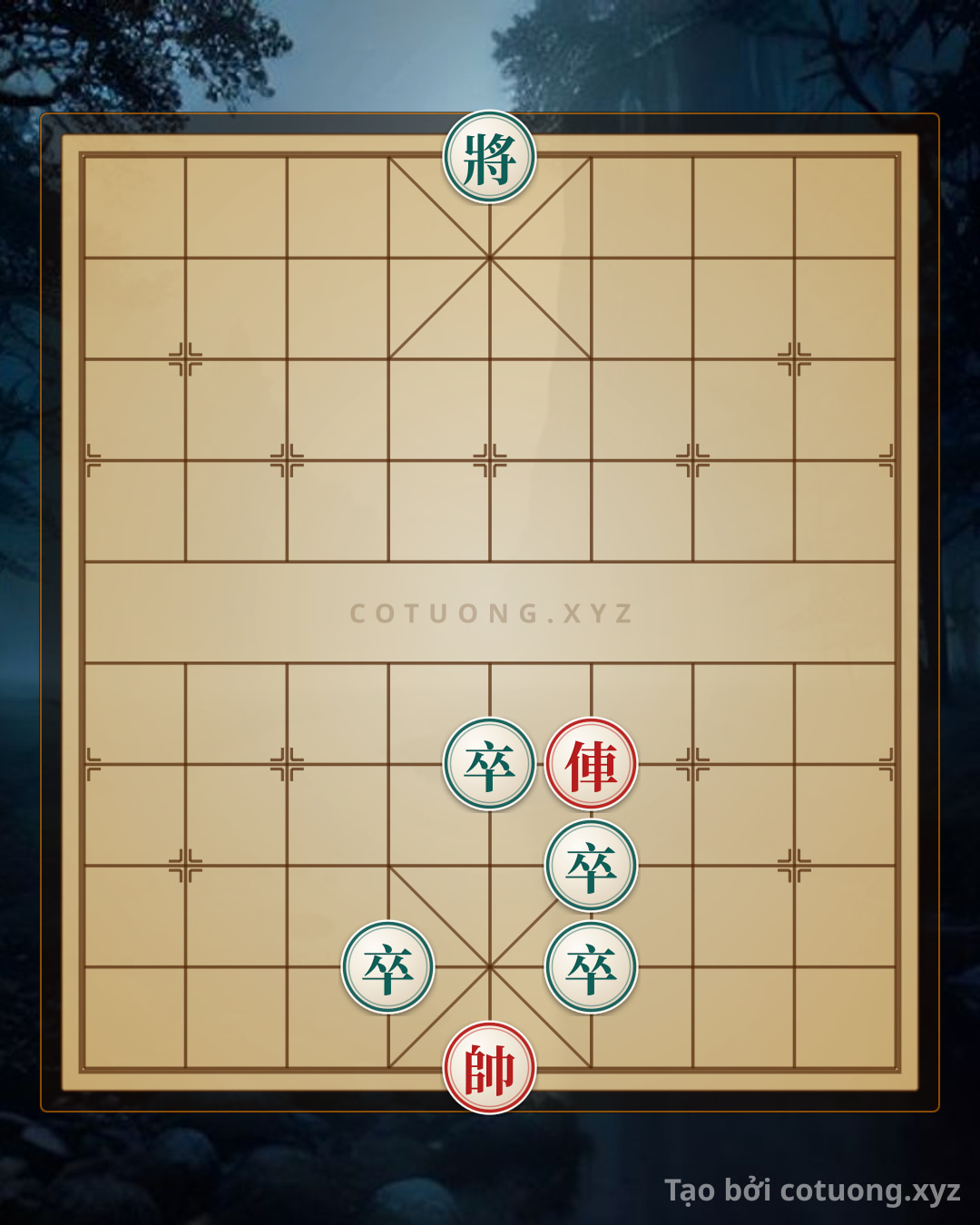 Challenge: Red Chariot Wins: Ancient Strategies on the Xiangqi Board - Can you solve it?