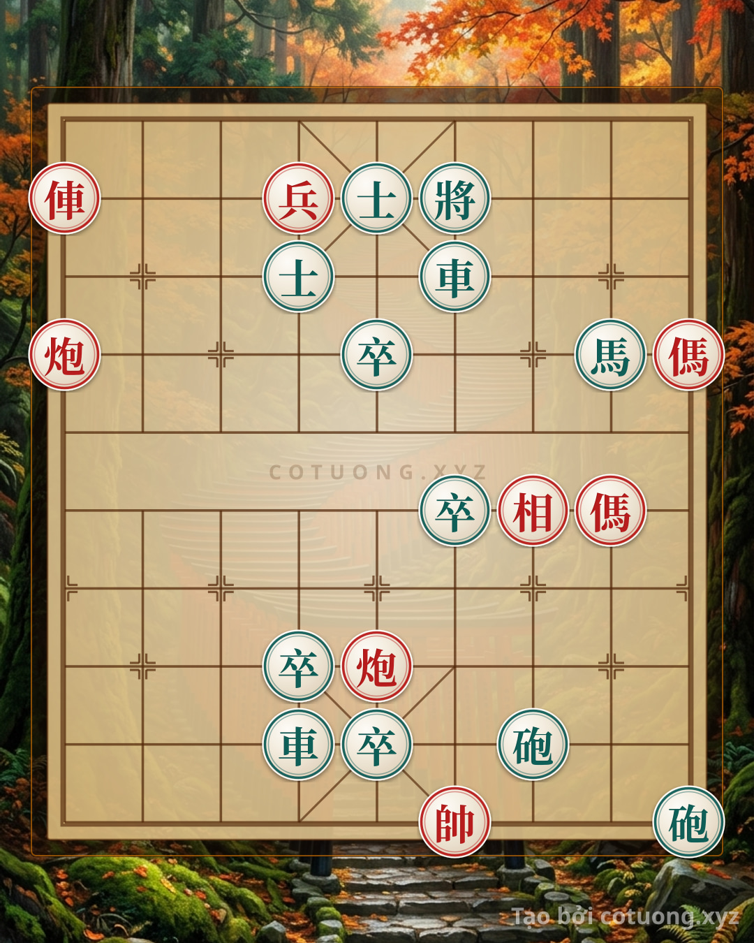 Thử Thách: Xe Đỏ Lộ 9 Hàng 9: Bẫy Tử Thần Cho Đối Thủ Trong Thế Cờ Siêu Khó - Bạn có thể giải được?