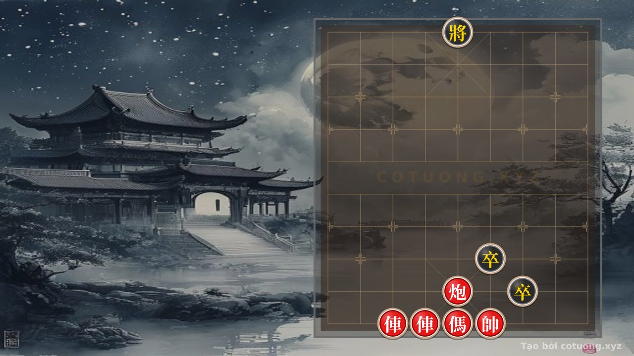 Thế cờ: Red Attacks Black: Rook Straight to File 6 - The Most Efficient Checkmate Strategy — Cờ Tướng Online