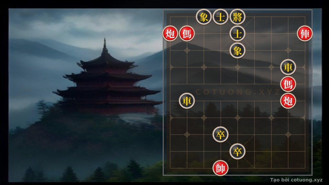 Thế cờ: Golden Trap: The Xiangqi 'Two Black Chariots Leaping and Dancing' Formation and the Deadly Cannon Move — Cờ Tướng Online