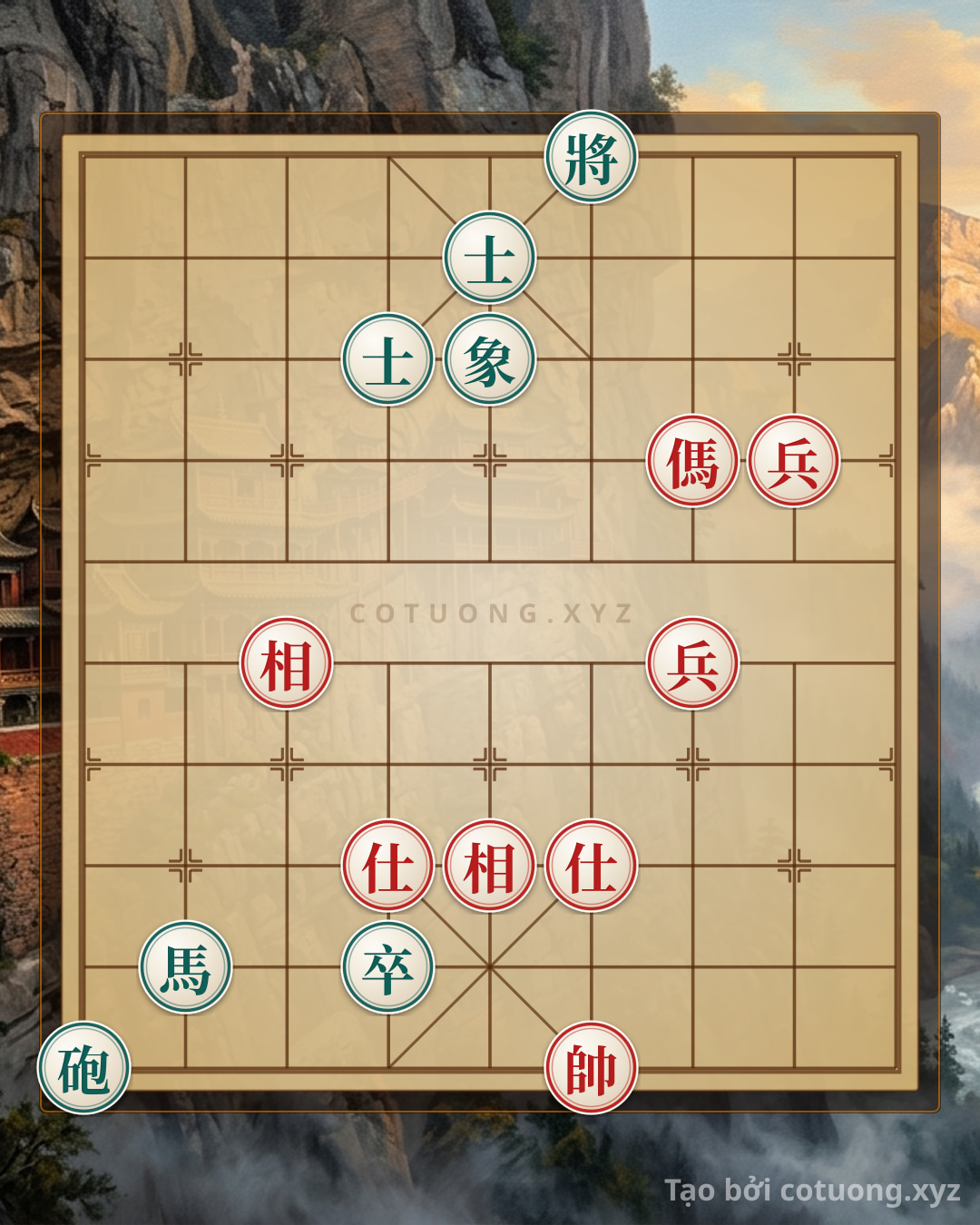 Thế cờ: The 'Red Horse Invades' Strategy - Defensive Tactics for Black — Cờ Tướng Online