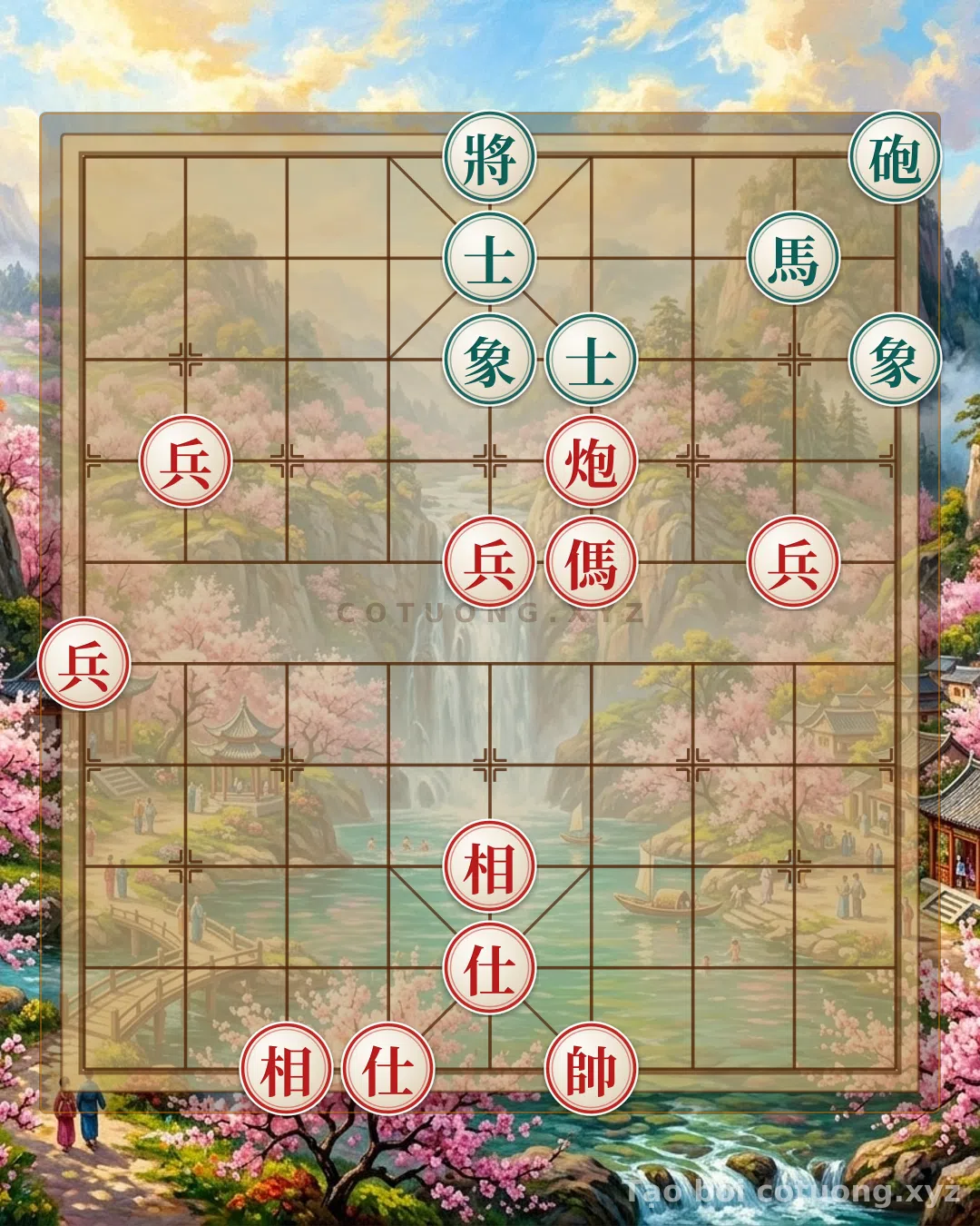 Thế cờ: Deadly Traps in the Red vs Black Xiangqi Opening – Mastering the High-Level Position — Cờ Tướng Online