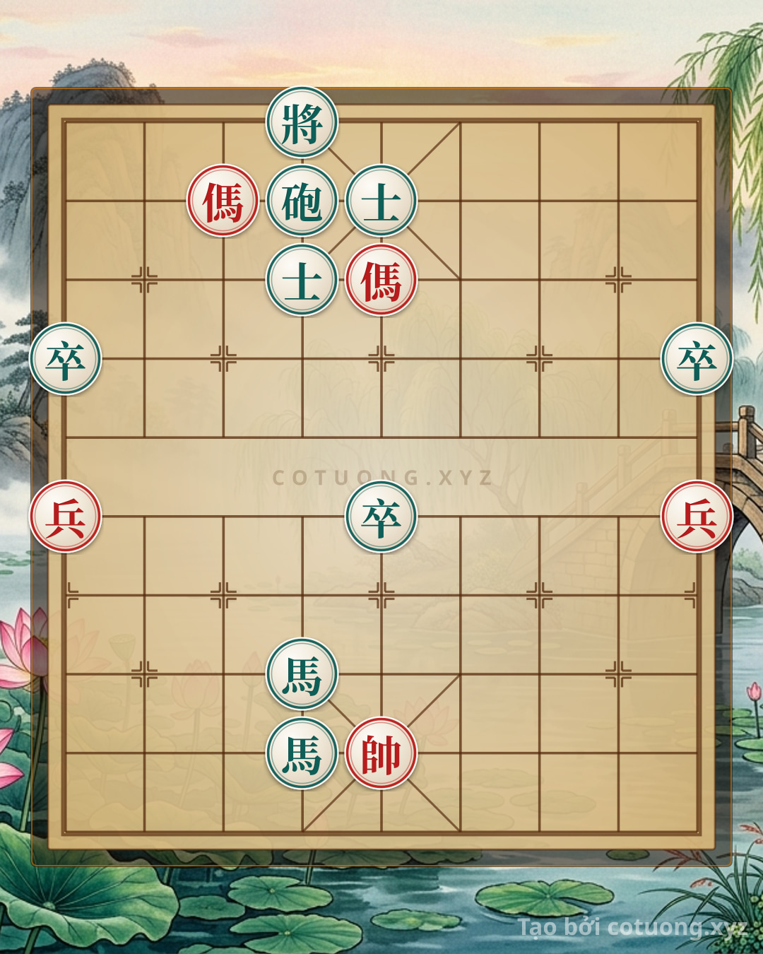 Challenge: Red's 7th File, 9th Rank: The First Move to Evade the Black General - Can you solve it?