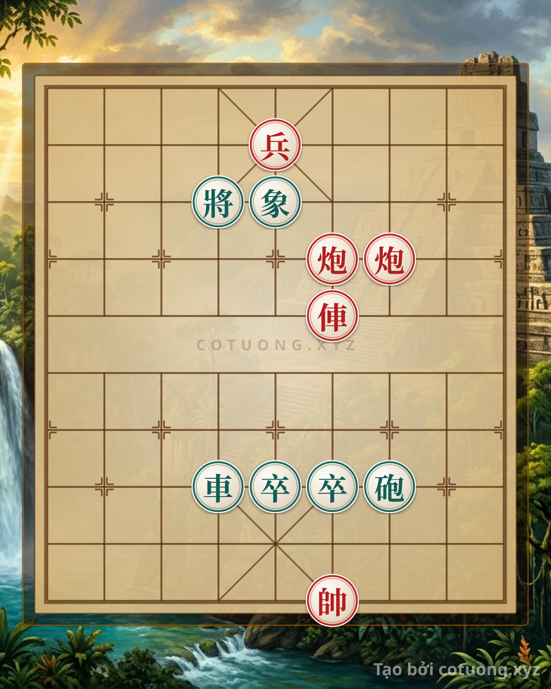 Challenge: Double Cannons Tearing the Net: Surprise Counterattack Tactics Against Red's Powerful Offense - Can you solve it?