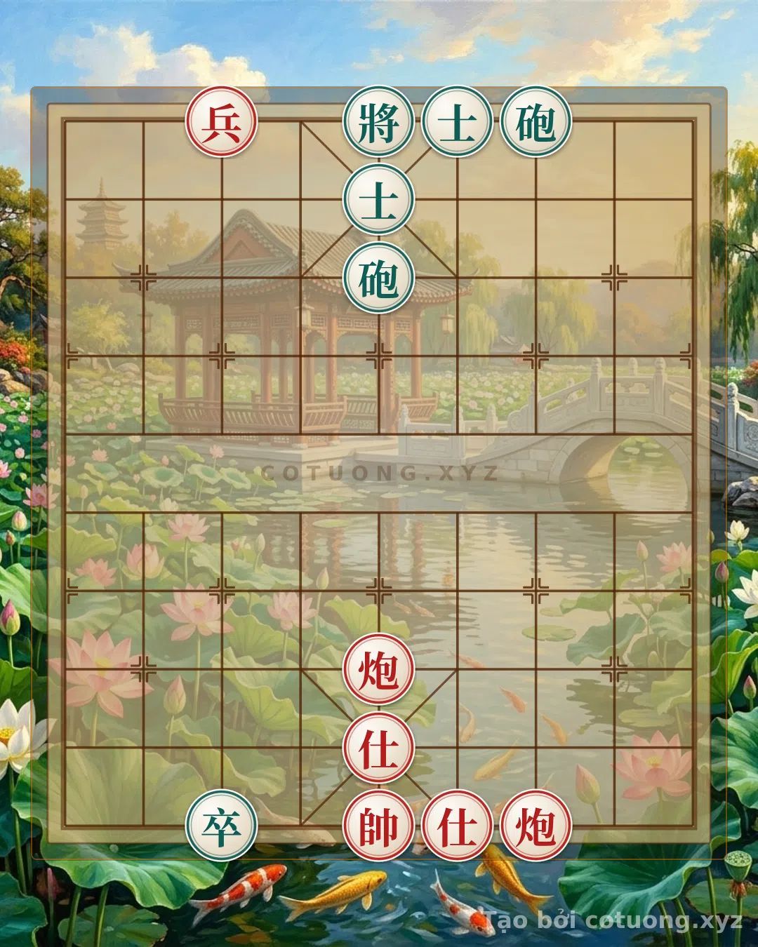 Thế cờ: Red General Chess: The Immortal 'Empty Cannon' Strategy in Rare Board Positions — Cờ Tướng Online