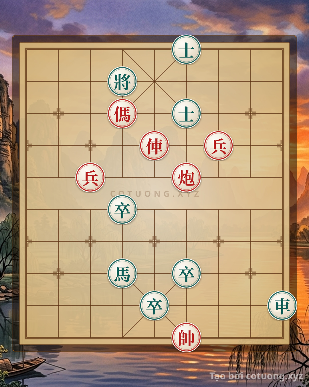 Challenge: Xiangqi: The Move That Kills - Red Cannon Trapped, Black Chariot Charges Straight In - Can you solve it?