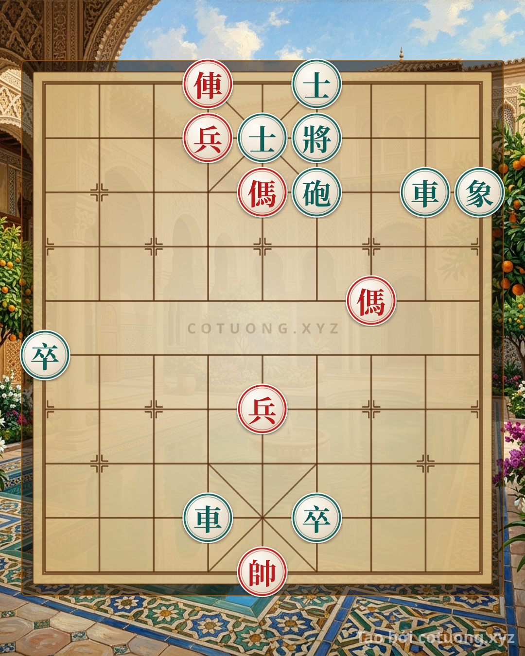 Challenge: Red Rook's Straight Attack on File 6: The Deadly Strategy of the Red Rook in Chinese Chess - Can you solve it?