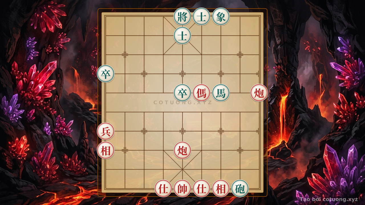 Thế cờ: Red General's Downfall: Defensive Strategies for Beginners — Cờ Tướng Online