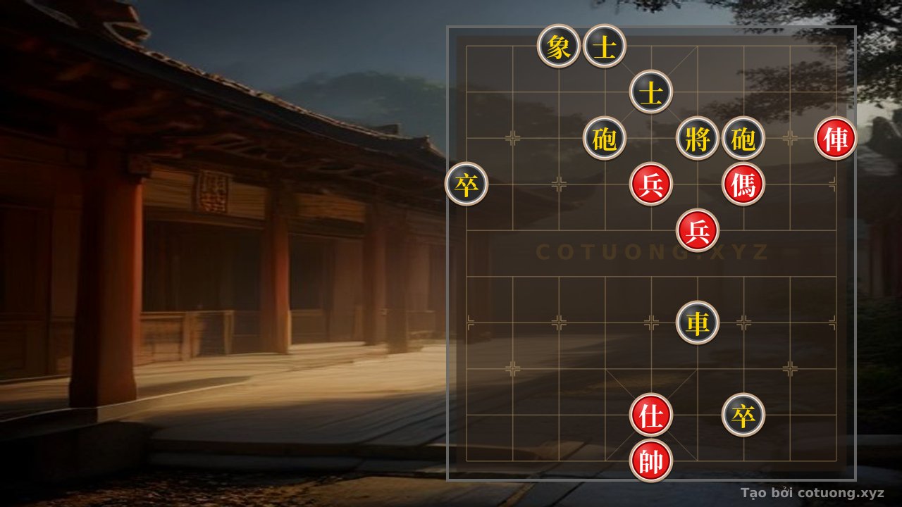 Thế cờ: Red General Takes Command: The Strategy to Break the Black Formation — Cờ Tướng Online