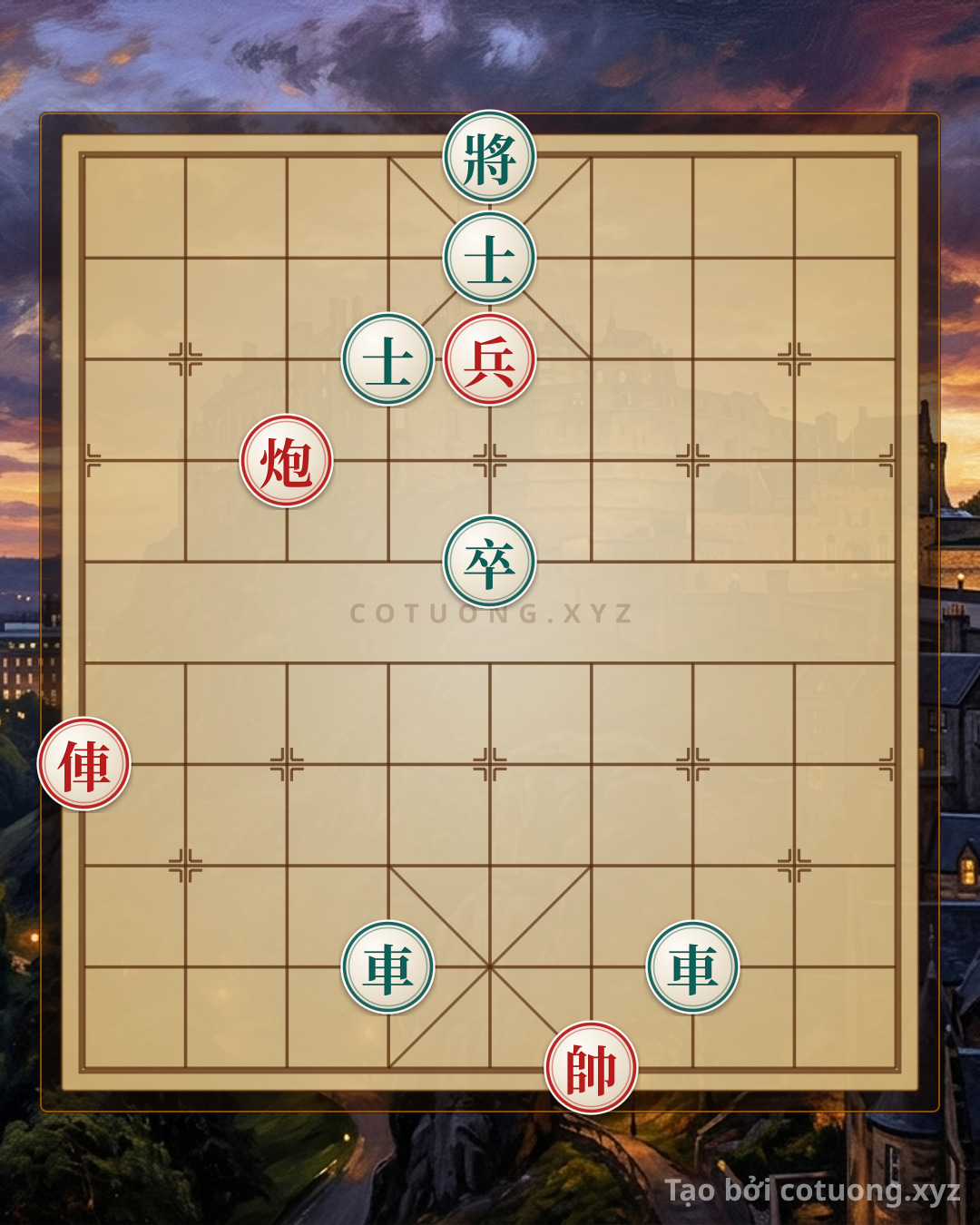 Challenge: Xiangqi (Chinese Chess): Defensive Strategy from the 'Soldier Armor Pawn' Formation - Can you solve it?