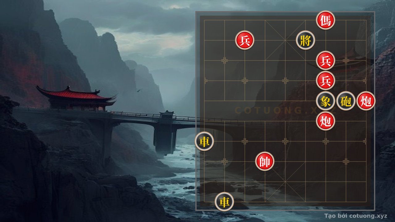 Thế cờ: Red Horse Leads 3 Ranks to Row 10: The 'Divine Tactics' Strategy in Vietnamese Chess — Cờ Tướng Online