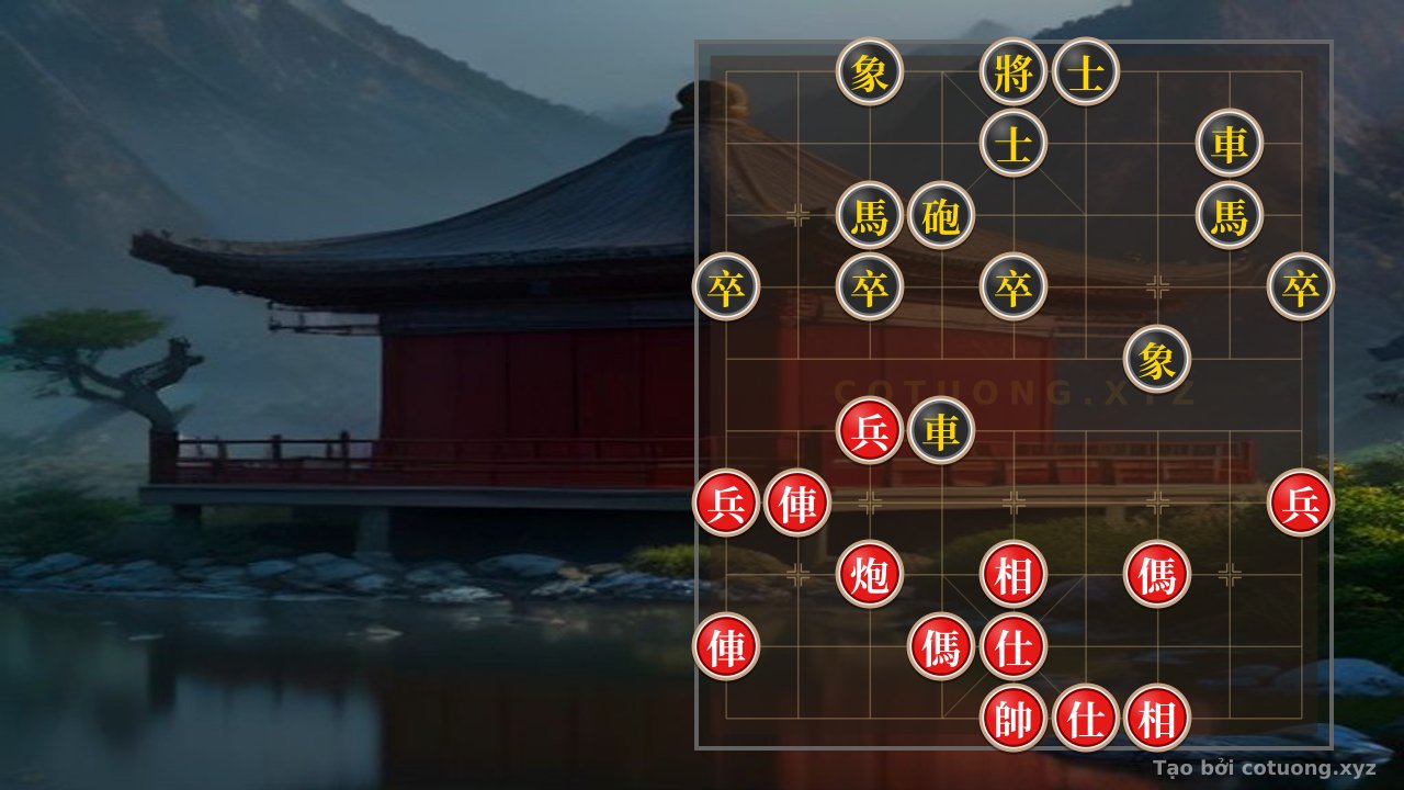Thế cờ: The Secret to Defeating the Black General: The Red Pawn's Move to Beat the Black Chariot and Black General — Cờ Tướng Online