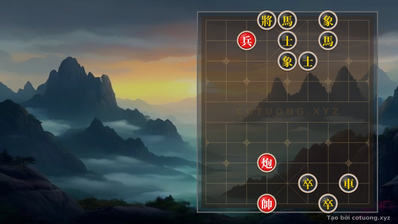 Thế cờ: Red Defense Strategy: Breaking Black's Double Horse Formation in 3 Moves — Cờ Tướng Online
