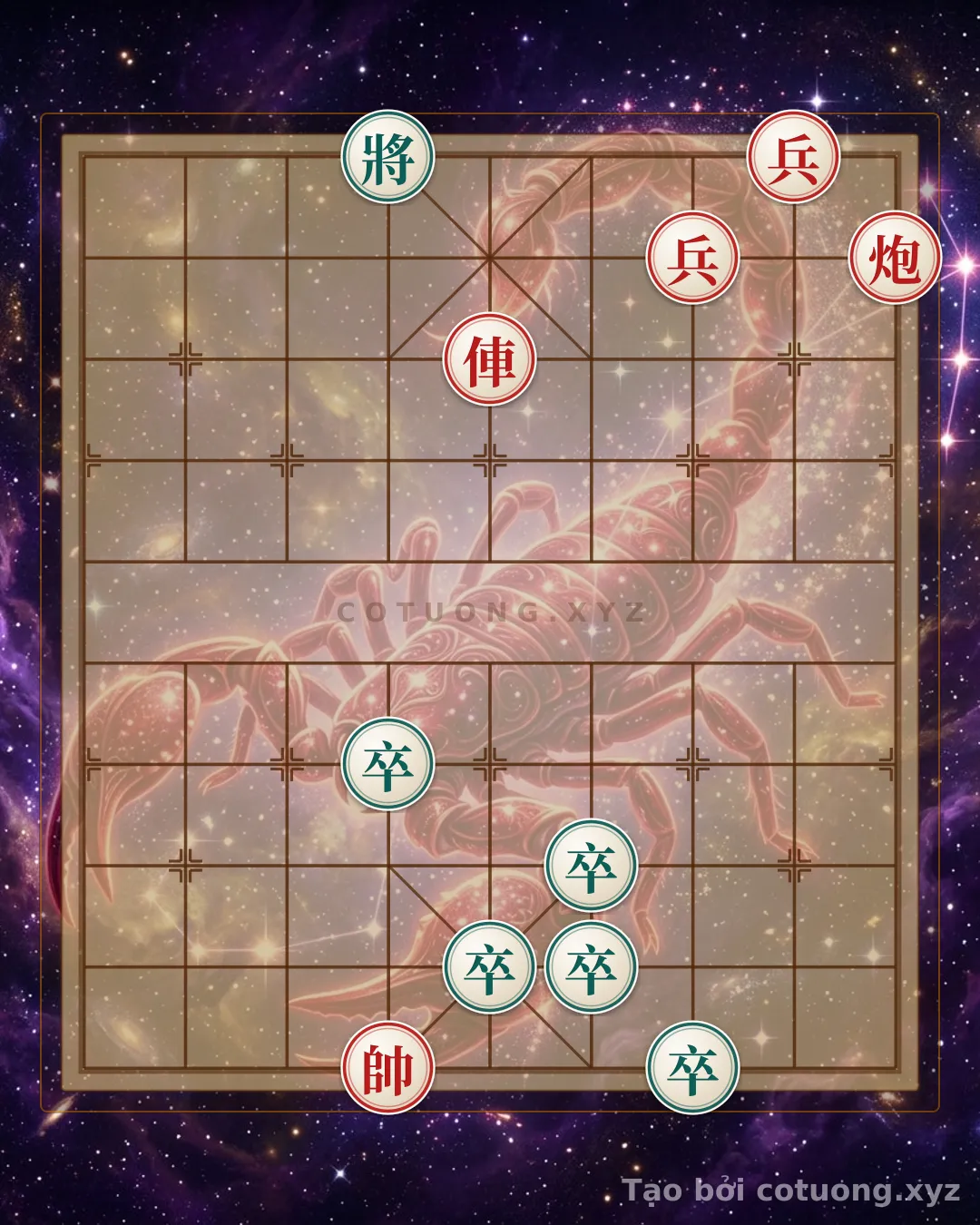 Challenge: Xa pháo hiệp lực trảm tướng - Can you solve it?